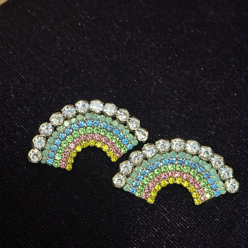 Feed me Gems Rainbow Crystal Earrings